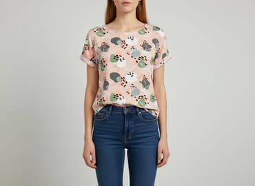 bluzka do różowych spodni: Tom Rose, Bluzka damska, rozmiar L — 6