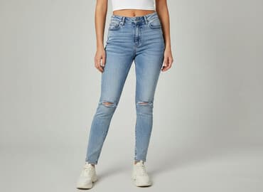 dzwony jeansy damskie: Beloved, Jeansy damskie, rozmiar S — 7