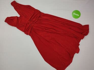 czerwona sukienki wieczorowa plus size: Sukienka damska, rozmiar M — 3