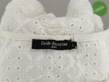 bluza z czerwonym napisem: Drôle de Copine, Bluzka damska, L — 4