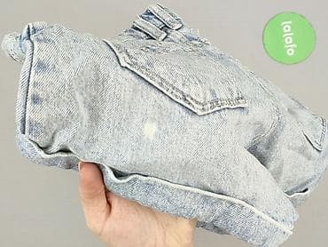 jeansy bershka: Bershka, Szorty damskie, rozmiar S — 4