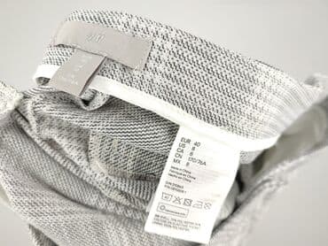 garnitur damski w kratę h m: H&M, Spodnie materiałowe damskie, rozmiar L — 4