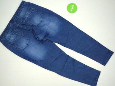 Women: Beloved, Material trousers for women, size 2XL (EU 44) — 3