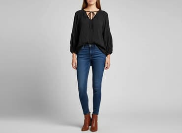 reserved czarne bluzki: Reserved, Women's blouse, size S — 6