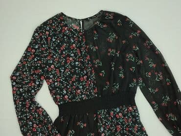 czarna sukienka z długim rękawem sinsay: Sinsay, Sukienka damska, rozmiar XL — 1