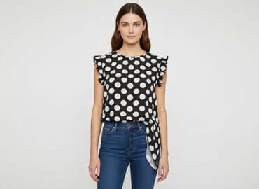 sweter w cętki: Boohoo, Bluzka damska, rozmiar XS — 6