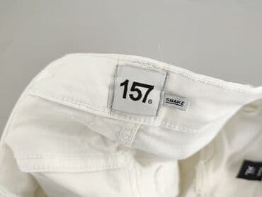 spodnie woskowane białe: 157, Jeans for men, size XL — 4