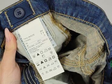 spodnie despacito: Denim pants, Benetton, 6-9 months, condition - Perfect — 4