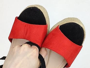 klapki deezee na platformie: Sandały damskie, rozmiar 40 — 6