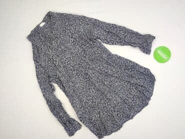 niebieska sukienka w kwiaty h m: H&M, Sukienka damska, rozmiar M — 2