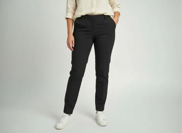 długie spodnie damskie dla wysokich: Studio, Spodnie materiałowe damskie, rozmiar 2XL — 6