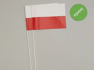 Other art & collectibles products: Dwie używane flagi Polski na plastikowych patyczkach. Idealne na — 2
