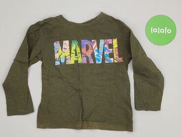 koszulka an appendage: Blouse, Marvel, 4-5 years, 104-110 cm, condition - Very good — 2