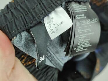 legginsy damskie marszczone: H&M, Spodnie materiałowe damskie, rozmiar XS — 5