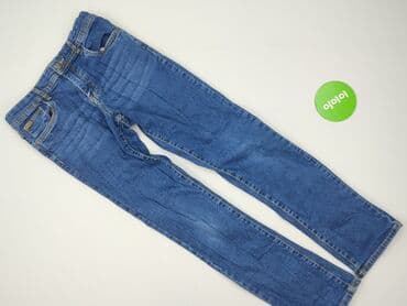 biała marynarka w paski: Spodnie jeansowe, Sinsay, 13 lat, 152/158, stan - Bardzo dobry — 2