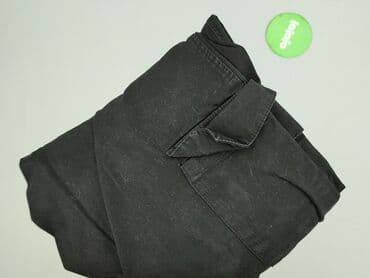 stradivarius cargo czarne: PULL&BEAR, Spodnie cargo damskie, S — 5