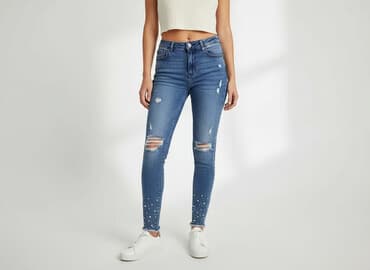 eleganckie jeansy damskie: Jeansy damskie, rozmiar XS — 7