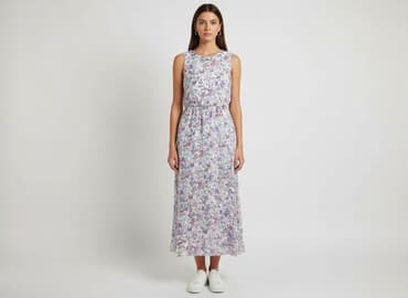 zwiewna sukienka na wesele plus size: Sukienka damska, rozmiar S — 1