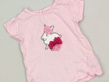 koszulka y2k: T-shirt, Fox&Bunny, 9-12 months, condition - Very good — 1