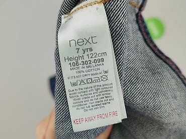 m: Dziecięca kurtka jeansowa, 7 lat, 116-122 cm, Next, stan - Idealny — 5