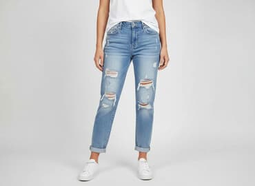 m sara jeans mom fit: M.Sara, Jeansy damskie, rozmiar L — 7