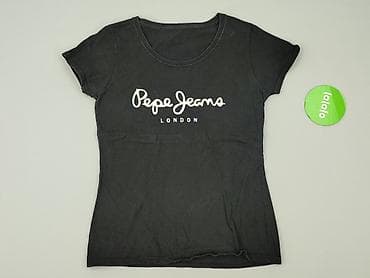 black squad bluzy: Pepe Jeans, T-shirt damski, rozmiar S — 2