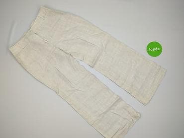 biale spodnie materialowe: Spodnie materiałowe damskie, rozmiar M — 2