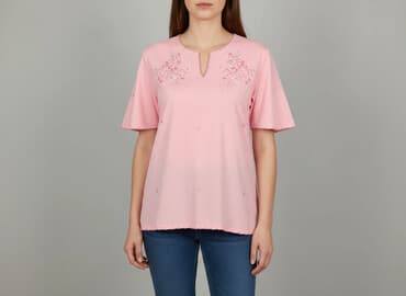 koszulka na ramiączkach jedwabna: T-shirt damski, rozmiar S — 6