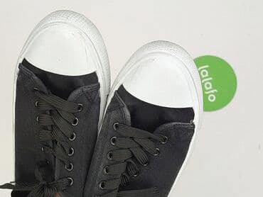 spodnie woskowane czarne: Trampki damskie, rozmiar 39 — 7