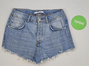 jeans y2k: Zara, Szorty damskie, rozmiar M — 2