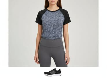 koszulki na wf białe: Shein, T-shirt damski, rozmiar S — 1