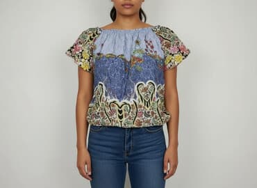 koszula w świnki makłowicz: Bluzka damska, rozmiar L — 1