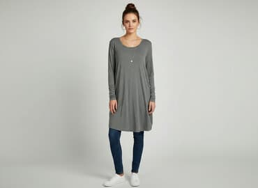 koszula niebieska hm: H&M, Sukienka damska, rozmiar S — 8