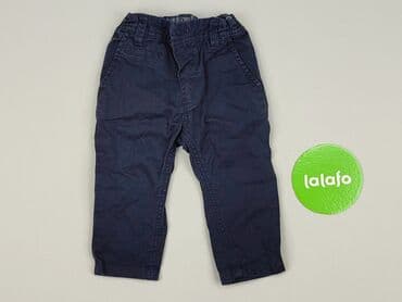 spodnie piżamowe hm: Denim pants, 3-6 months, condition - Very good — 2