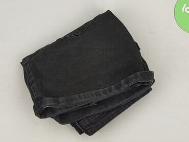 krótkie spodenki damskie jeansowe czarne: Denim, Szorty damskie, rozmiar XL — 6