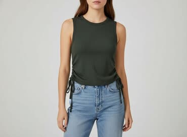 shein czarne bluzki: Shein, Top damski, rozmiar L — 7