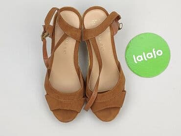 sandalki biale: Primark, Sandały damskie, rozmiar 39 — 2