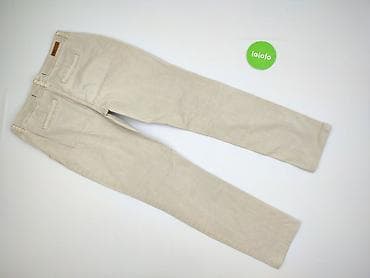 w.klapkach tekst: Chino, Spodnie materiałowe damskie, rozmiar S — 3