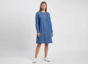 marynarka jeansowa zara: Zara, Sukienka damska, rozmiar M — 7