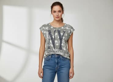 clockhouse basics t shirt: CKH Clockhouse, Women`s T-shirt, size L — 1