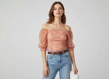 bluzki hiszpanki w kwiaty: Primark, Bluzka damska, rozmiar XS — 7