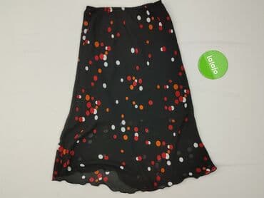 biała spódniczka w czarne kropki: Classic, Spódnica damska, rozmiar S — 2