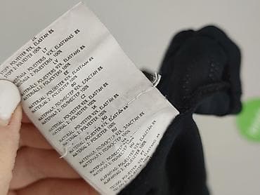 czarne dresy: T-shirt damski, rozmiar M — 5