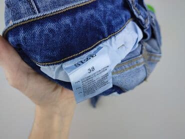 jeansy z asymetrycznym zapieciem: DENIM JEANS, Jeansy damskie, rozmiar M — 6