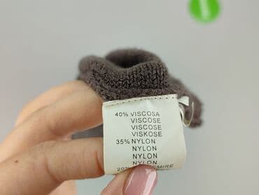 sweter z kaszmiru c a: Ponczo damskie, rozmiar One size — 4