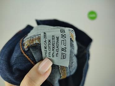 markowy second hand: Jeansy damskie, rozmiar L — 5