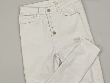 biale szerokie jeansy: Redial, Jeansy damskie, rozmiar M — 1