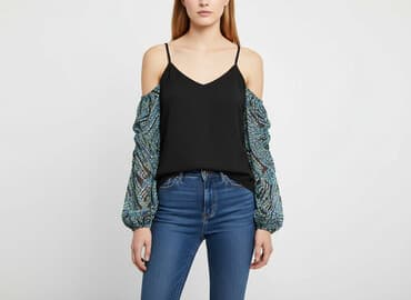 sukienka z dekoltem do pępka: Vegas, Bluzka damska, rozmiar S — 1