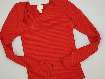 czerwony sweter h: H&M, Sweter damski, rozmiar S — 1