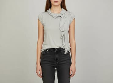 eleganckie bluzki andżela: Bluzka damska, rozmiar S — 5